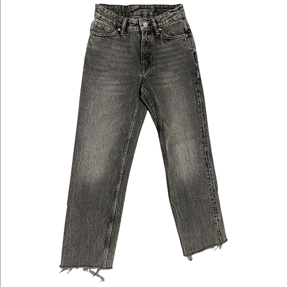 Like NEW! All Saints Straight Leg Jeans Size 24